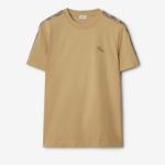 Check Trim Cotton T-shirt