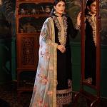 Embroidered Raw Silk Suit