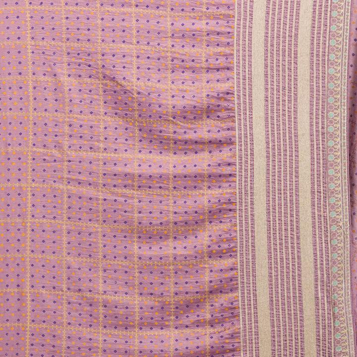 PURPLE ZARIWORK SOFT SILK SAREE