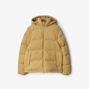 Detachable Sleeve Nylon Puffer Jacket