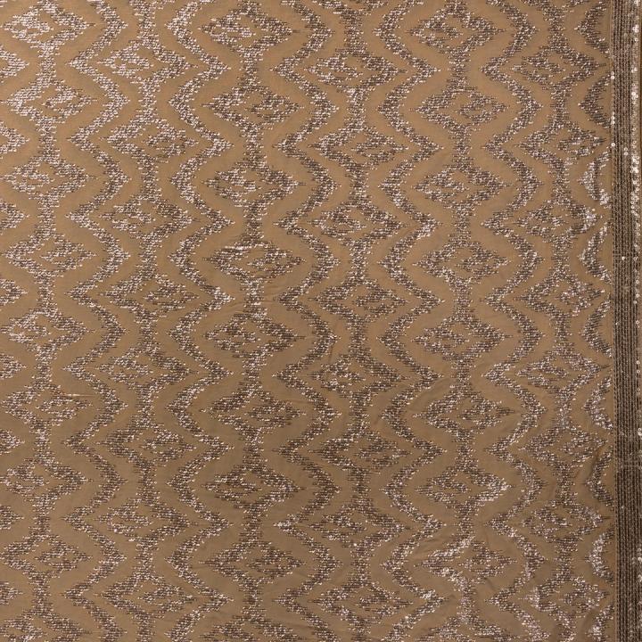 GOLD SEQUINS GEORGETTE SAREE
