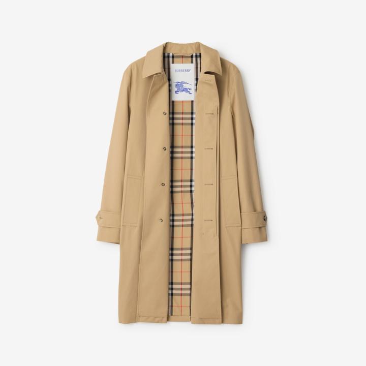 Long Gabardine Car Coat