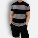 MEN'S O-NECK STRIPED SUMMER T-SHIRT